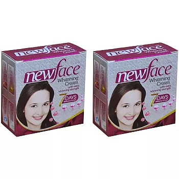 NewFace Whitening Cream (28g, Pack of 2)