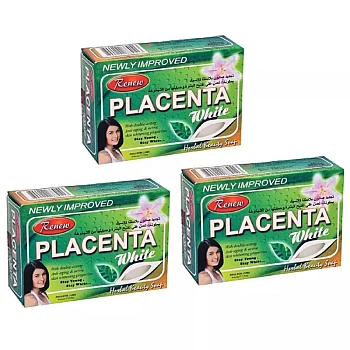 Renew Placenta White Herbal Whitening Soap (135g, Pack of 3)
