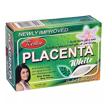 Renew Placenta White Herbal Whitening Soap (135g, Pack of 3)