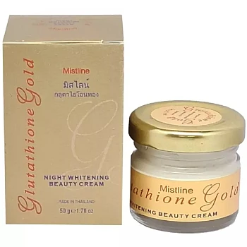 Mistline Glutathione Gold Night Whitening Beauty Cream (50g)
