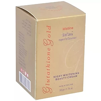 Mistline Glutathione Gold Night Whitening Beauty Cream (50g, Pack of 2)