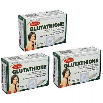Renew Glutathione Skin Whitening Soap (135g, Pack of 3)