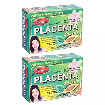 Renew Placenta Classic Herbal Beauty Soap (135g, Pack of 2)