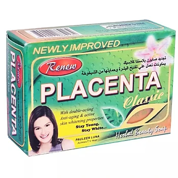 Renew Placenta Classic Herbal Beauty Soap (135g, Pack of 2)