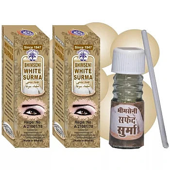 Bhimseni Bhimseni White Surma (1.5g, Pack of 2)
