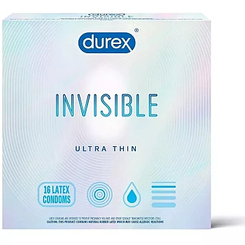 Durex Invisible Condom (3pcs)
