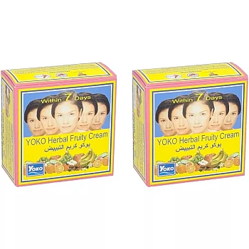 Yoko Herbal Fruity Cream (4g, Pack of 2)