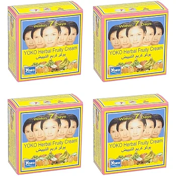 Yoko Herbal Fruity Cream (4g, Pack of 4)