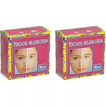 Yoko Acne Melasma Q-10 Cream (4g, Pack of 2)