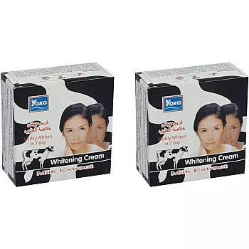 Yoko Whitening Milk Cream (4g, Pack of 2)