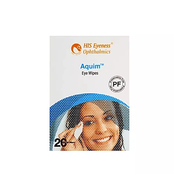 His Eyeness Ophthalmics Pvt Ltd Aquim Eye Wipes (15cm x 20cm) (20pcs)