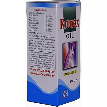Kent Pharmaceuticals Rumex Oil (60ml)
