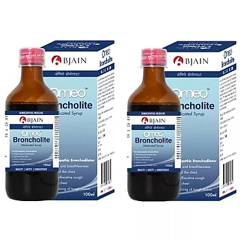 BJain Omeo Broncholite Syrup (100ml, Pack of 2)
