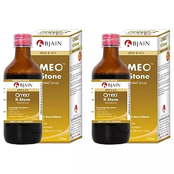 BJain Omeo K-Stone Syrup (100ml, Pack of 2)