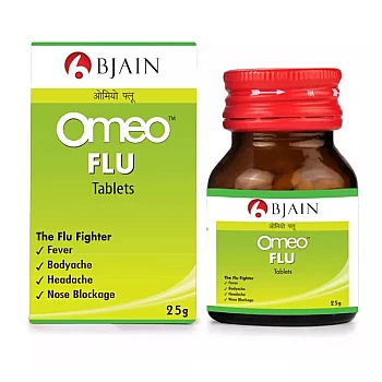 BJain Omeo Flu Tablets (25g, Pack of 2)