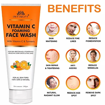 Intimify Vitamin C Foaming Face Wash (100g)