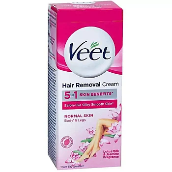 Veet 5 In 1 Skin Benefits Hair Removal Cream (Normal Skin) (30g)