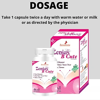 Zenius India B Cute Capsule For Breast Reduction (60cap)