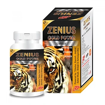 Zenius India Gold Power Sexual Capsule For Men (60cap, Pack of 2)