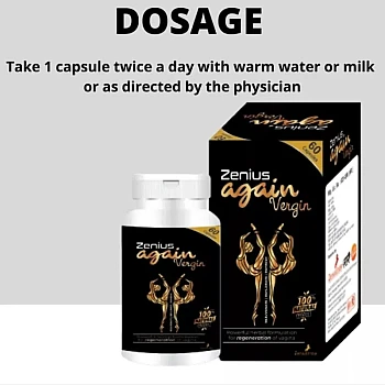 Zenius India Again Vergin Capsules For Women (60cap, Pack of 2)