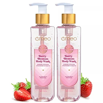 Omeo Berry Blossom Body Wash (200ml, Pack of 2)