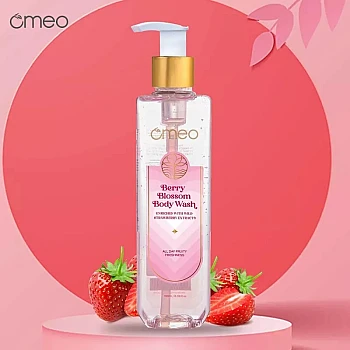 Omeo Berry Blossom Body Wash (200ml, Pack of 2)
