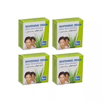 Yoko Whitening Aloe Vera Cream (4g, Pack of 4)