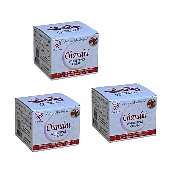 Chandni Whitening Creams (50g, Pack of 3)
