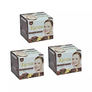 Kanza Cocoa Butter Beauty Cream (50g, Pack of 3)