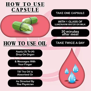 Riffway Adult Mazic Capsules + Big Penis Size Oil (15Cap + Oil 15ml) (1Pack)