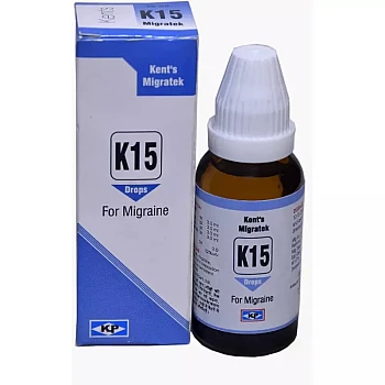 Kent Pharmaceuticals K15 For Migraine (30ml)