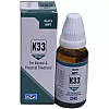 Kent Pharmaceuticals K33 For Mental & Physical Tiredness (30ml)