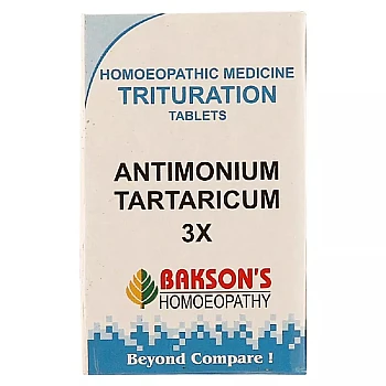 Bakson Antimonium Tartaticum 3X (100tab)