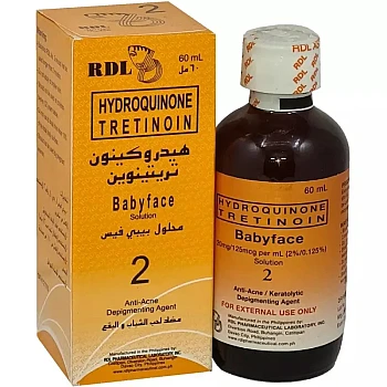 RDL Hydroquinone Tretinoin Babyface Solution 2 (60ml)