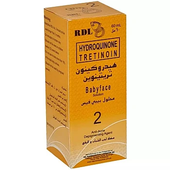RDL Hydroquinone Tretinoin Babyface Solution 2 (60ml)
