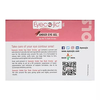 Optho Lifesciences Eyecojic Under Eye Gel (15g, Pack of 2)