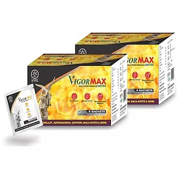 1 Tree Vigor Max Performancers Matrix (8Sachet, Pack of 2)