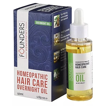 Founders Homeopathy Homeopathic Hair Care Overnight Oil (50ml)