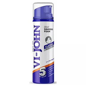 VI-John Classic Regular Skin Shaving Foam 5 Way Action (200ml)