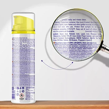 VI-John Lemon Oily Skin 5 Way Action Shaving Foam (200ml)