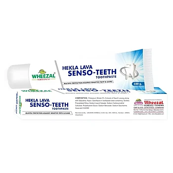 Wheezal Hekla Lava Senso Teeth Toothpaste (100g)