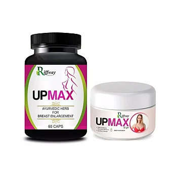 Riffway Up Max Capsules + Up Max Cream (60Cap + Cream 50g) (1Pack)