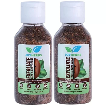 Joyherbs Exfoliate Face & Body Scrub (75g, Pack of 2)