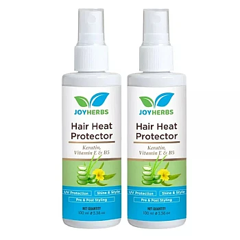 Joyherbs Hair Heat Protector Oil (100ml, Pack of 2)