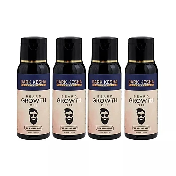 Dark Kesha Beard Growth Oil (30g, Pack of 4)