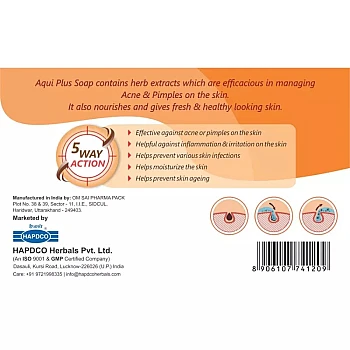 HAPDCO Aqui Plus Soap (75g)