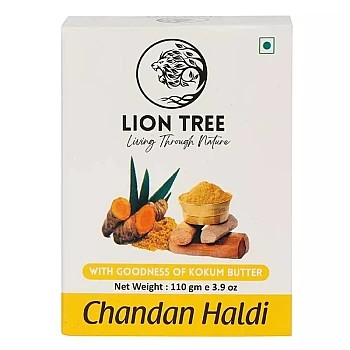 Lion Tree Chandan Haldi Soap With Goodness Of Kokum Butter (110g)