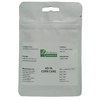Dr Romas Homeopathy HD-16 Corn Care (2 Bottles of 2 Dram) (16g)