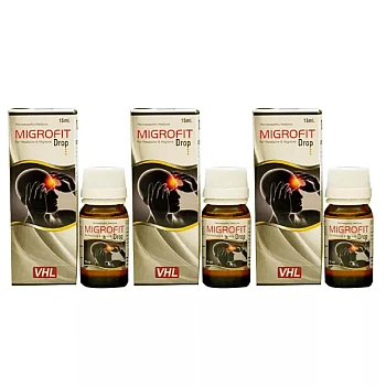 VHL Migrofit (15ml, Pack of 3)