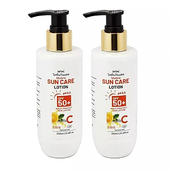 Mistline Sun Care SPF 50+ Vitamin C Lotion (250ml, Pack of 2)